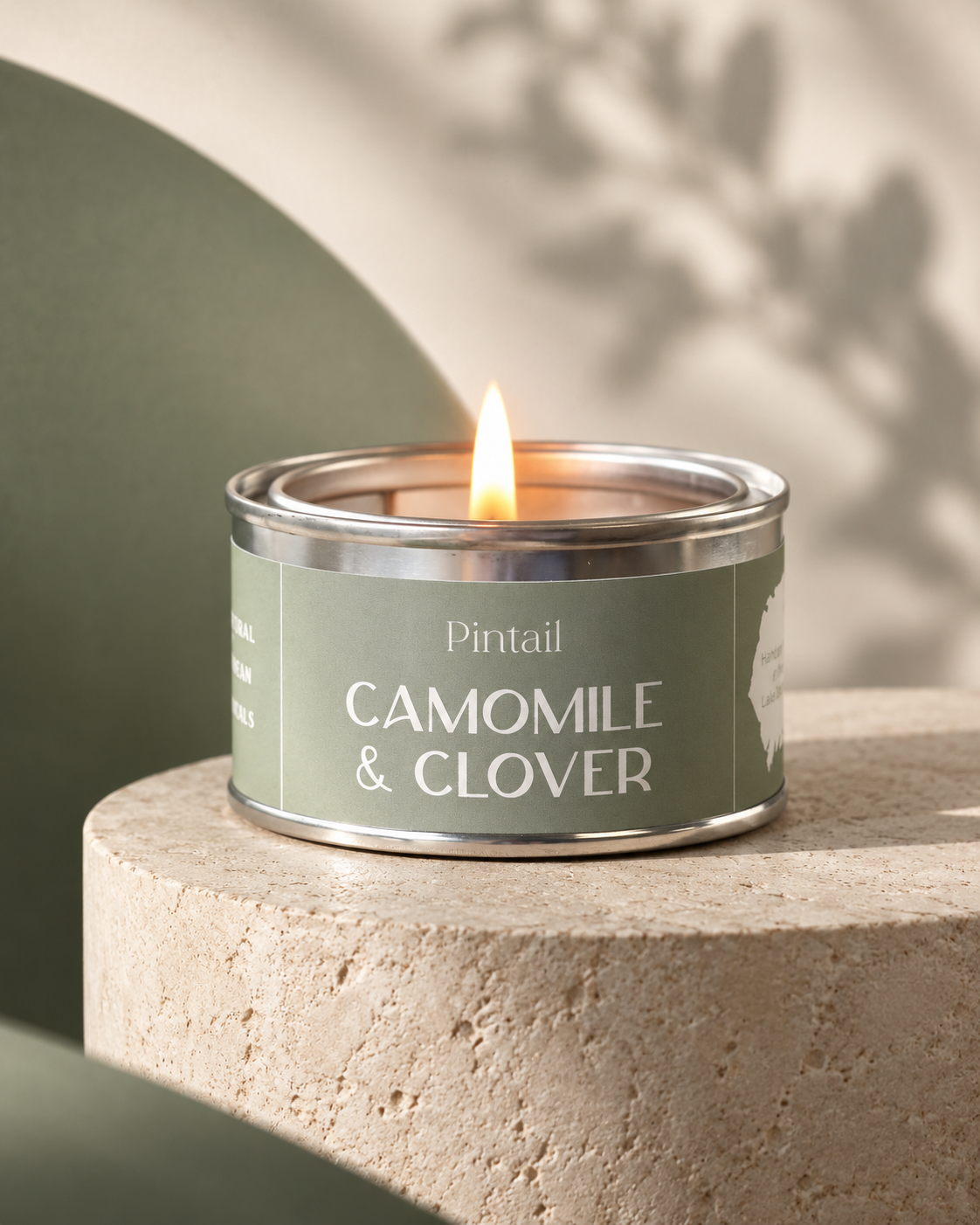 Camomile & Clover Paint Pot Candle, 89ml