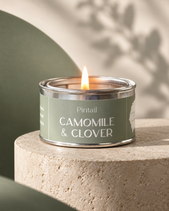 Camomile & Clover Paint Pot Candle, 89ml
