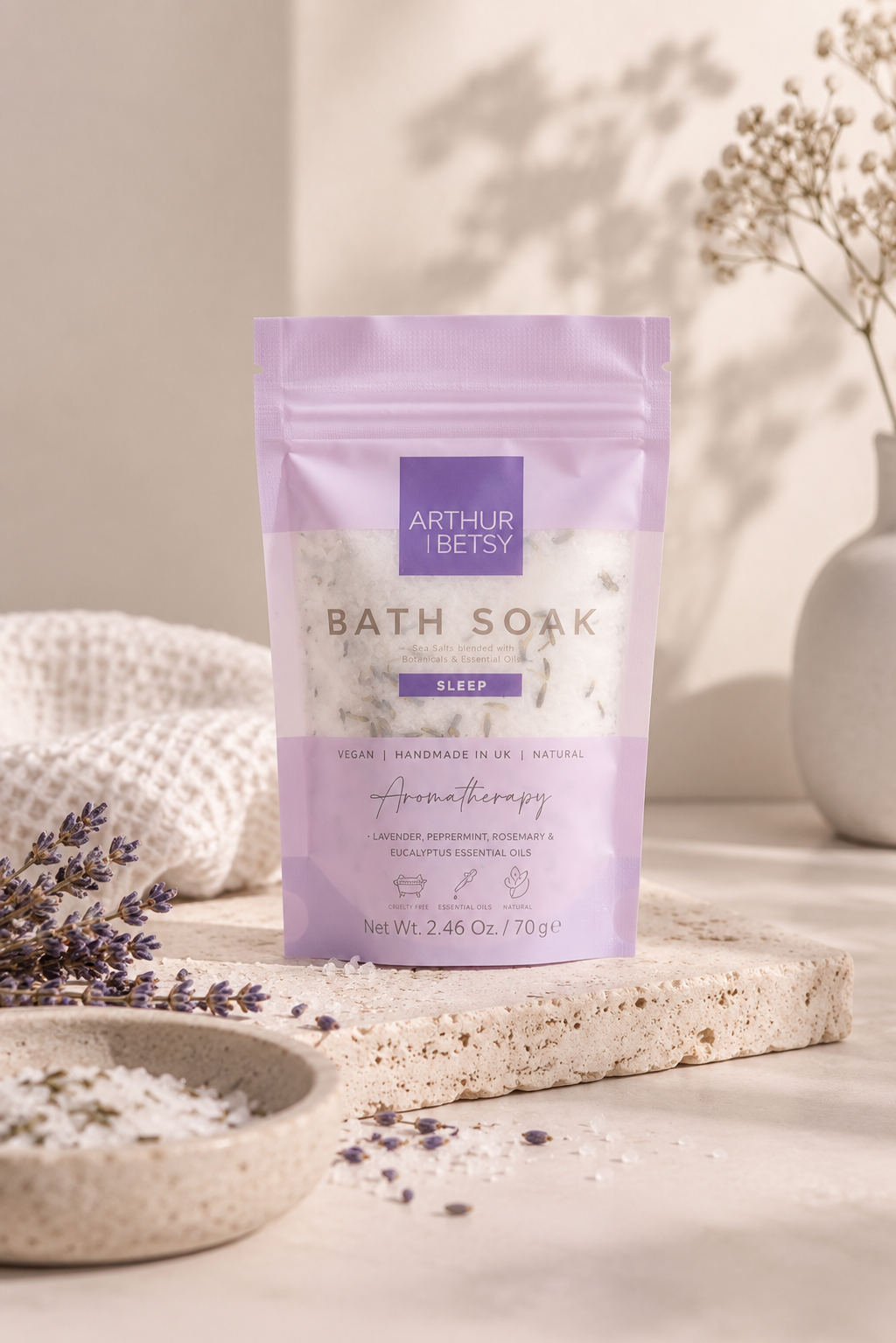Arthur Betsy Sleep Aromatherapy Bath Salts, 70g