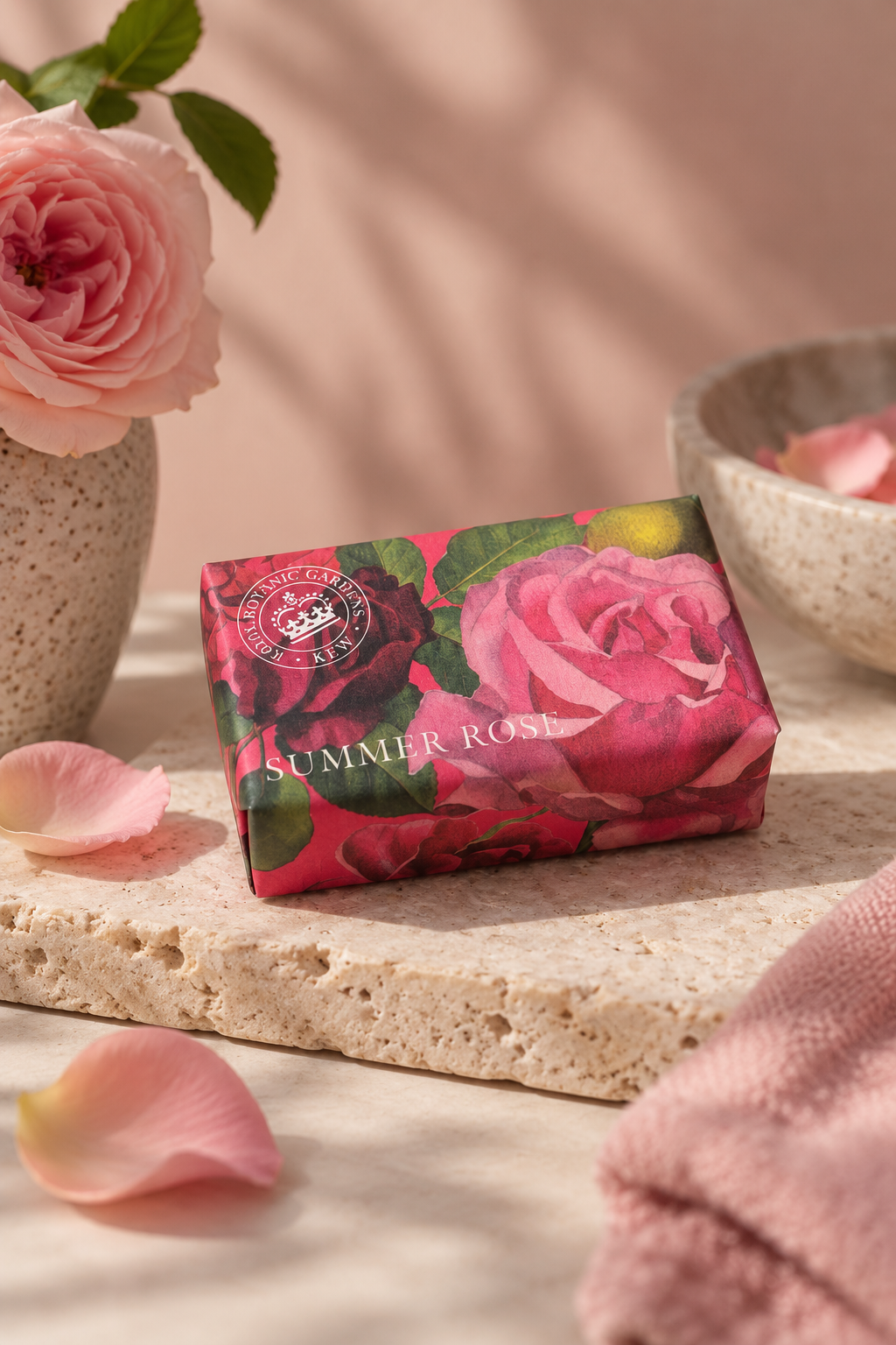 Kew Gardens Summer Rose Soap, 240g